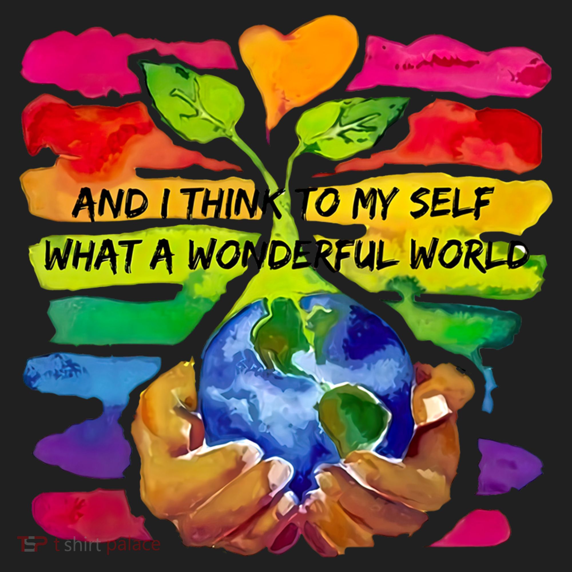 And I Think To My S What A Wonderful World Gift Hat