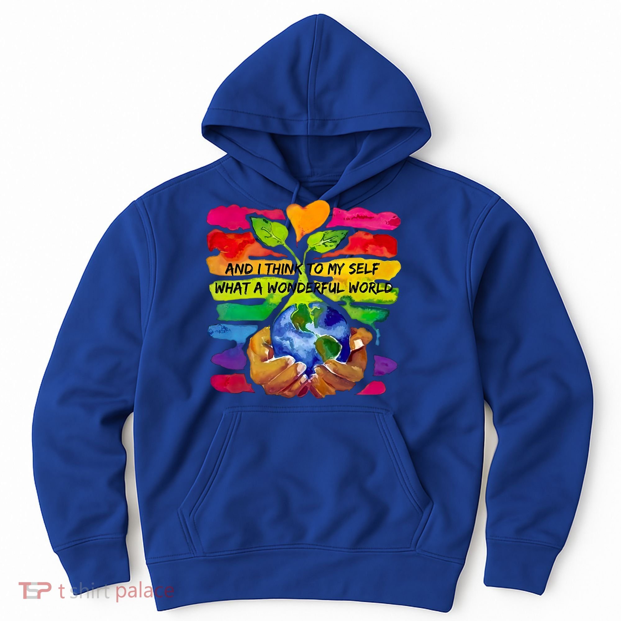 And I Think To My S What A Wonderful World Gift Hoodie