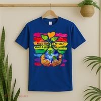 And I Think To My S What A Wonderful World Gift T-Shirt thumb 2