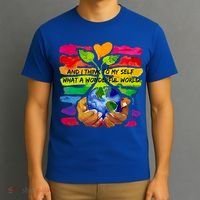 And I Think To My S What A Wonderful World Gift T-Shirt thumb 3