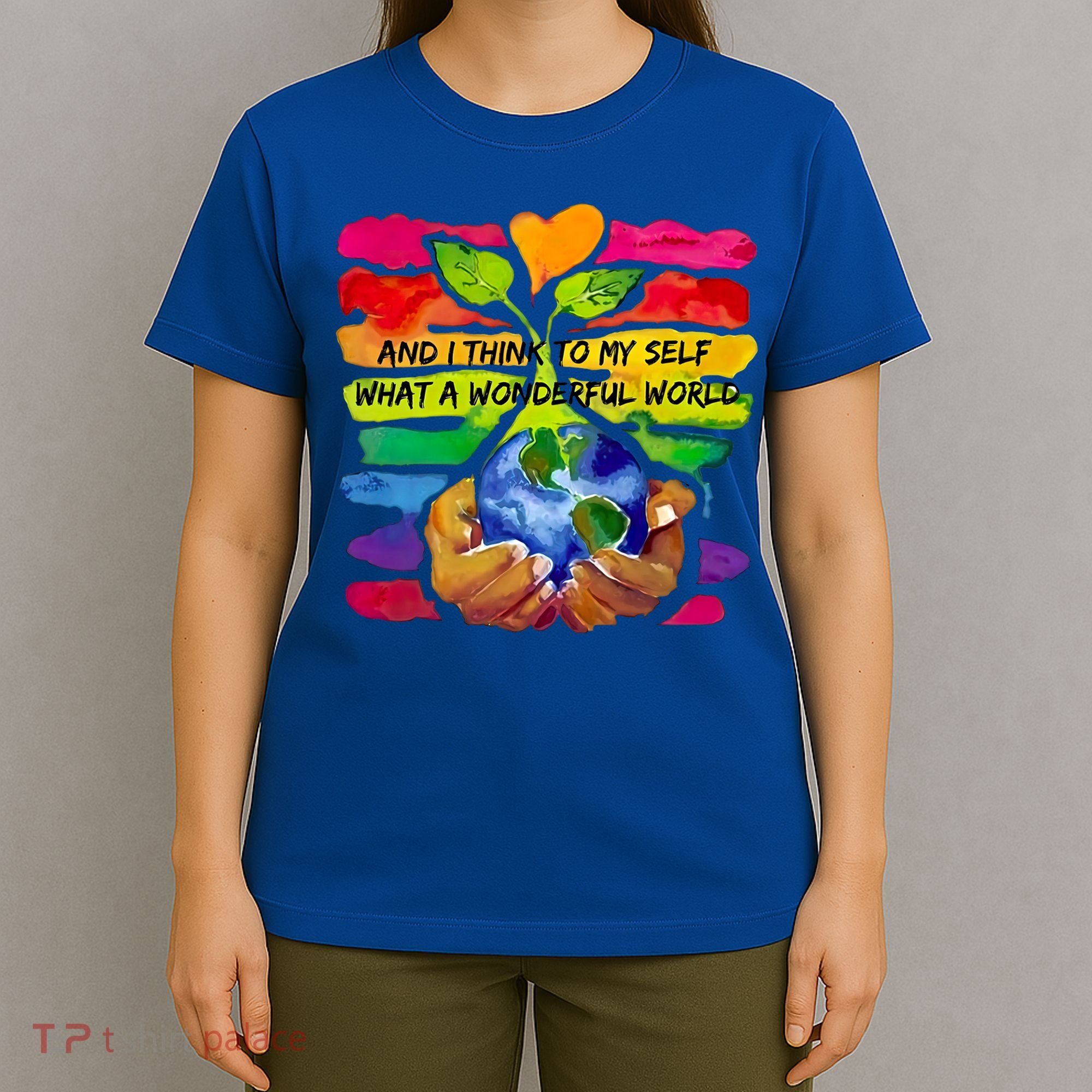 And I Think To My S What A Wonderful World Gift T-Shirt