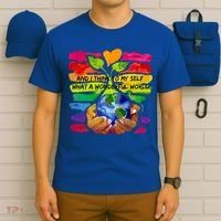 And I Think To My S What A Wonderful World Gift T-Shirt thumb 6