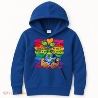 And I Think To My S What A Wonderful World Gift Kids Hoodie thumb 0