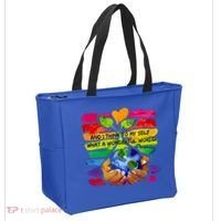 And I Think To My S What A Wonderful World Gift Tote Bag thumb 2
