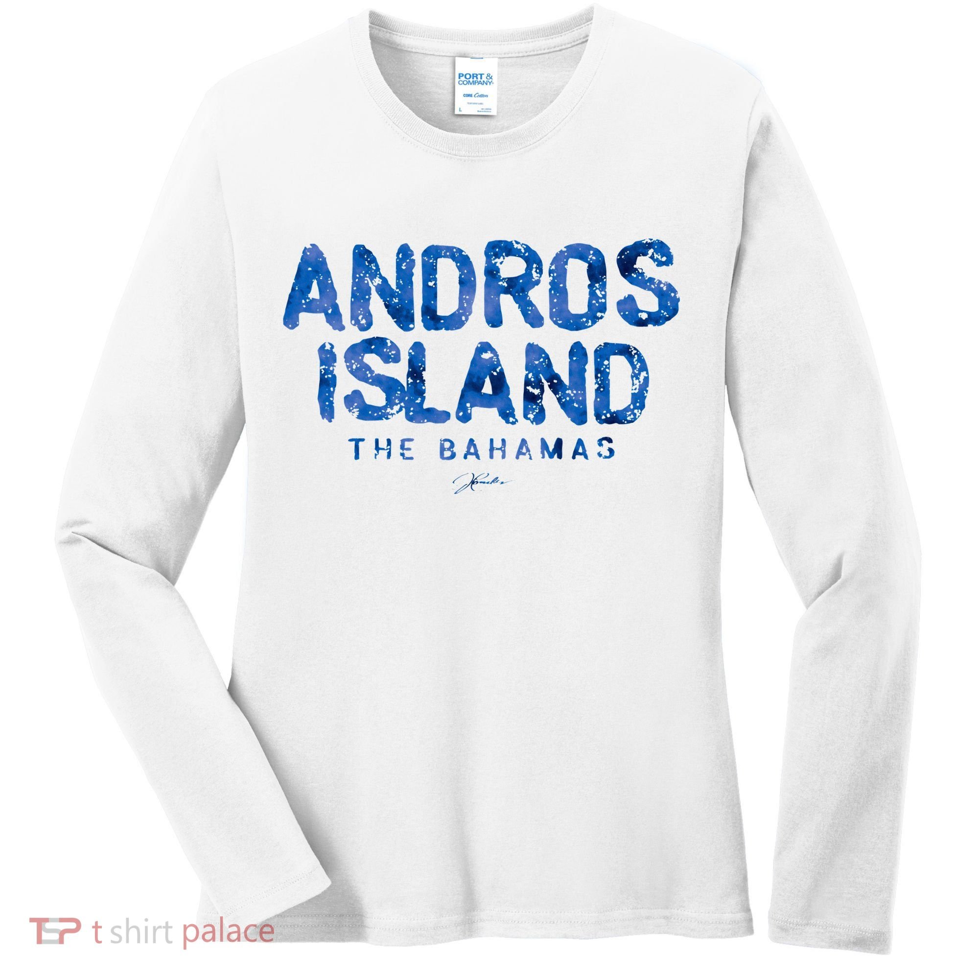 Andros Island The Bahamas Women's Long Sleeve Shirt