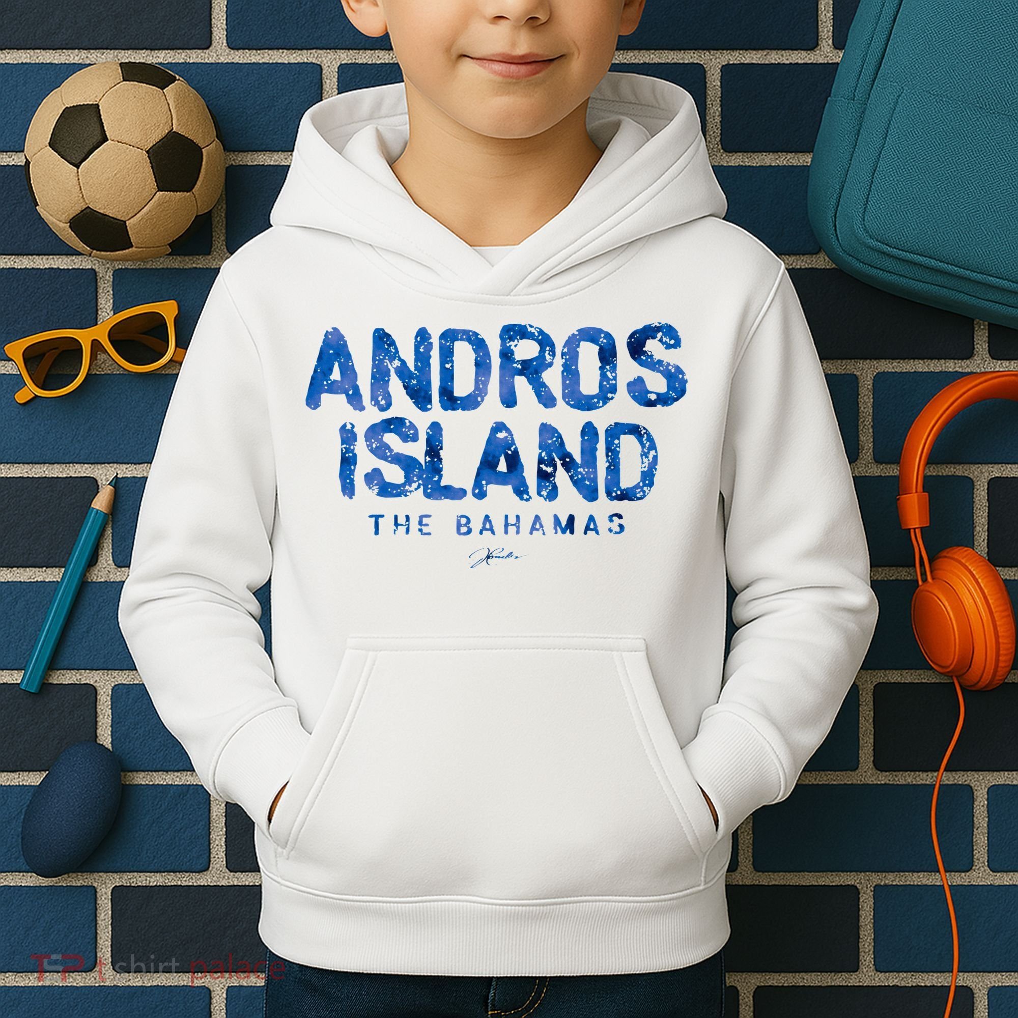 Andros Island The Bahamas Kids Hoodie