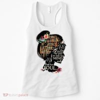 And Into The Library She Goes To Lose Her Mind And Find Her Soul Women's Tank Top thumb 0
