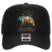 And Into The Forest I Go To Lose My Mind Camping Bear Gift Hat thumb 0
