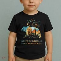 And Into The Forest I Go To Lose My Mind Camping Bear Gift Toddler T-Shirt thumb 2