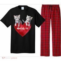 Abolish ICE Valentine Heart Kittens Anti ICE  Pajama Set thumb 0