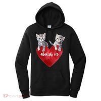 Abolish ICE Valentine Heart Kittens Anti ICE  Women's Hoodie thumb 0