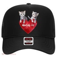 Abolish ICE Valentine Heart Kittens Anti ICE  Hat thumb 0