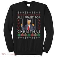 All I Want For Christmas Is Trump In Prison Sweatshirt thumb 0