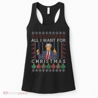 All I Want For Christmas Is Trump In Prison Women's Tank Top thumb 0