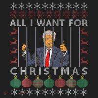 All I Want For Christmas Is Trump In Prison Hat thumb 2