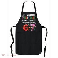 All I Want For Christmas Is My Students To Stop Saying 67 Apron thumb 0