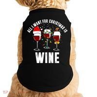 All I Want Christmas Is Wine Doggie Tank thumb 0