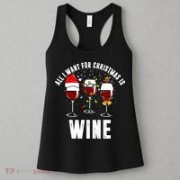 All I Want Christmas Is Wine Women's Tank Top thumb 3