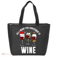 All I Want Christmas Is Wine Tote Bag thumb 0
