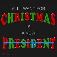 All I Want For Christmas Is A New President Ornament thumb 1