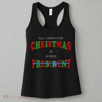 All I Want For Christmas Is A New President Women's Tank Top thumb 3