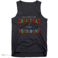 All I Want For Christmas Is A New President Tank Top thumb 0
