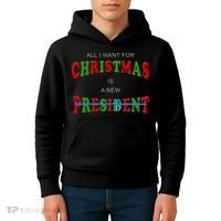 All I Want For Christmas Is A New President Kids Hoodie thumb 4