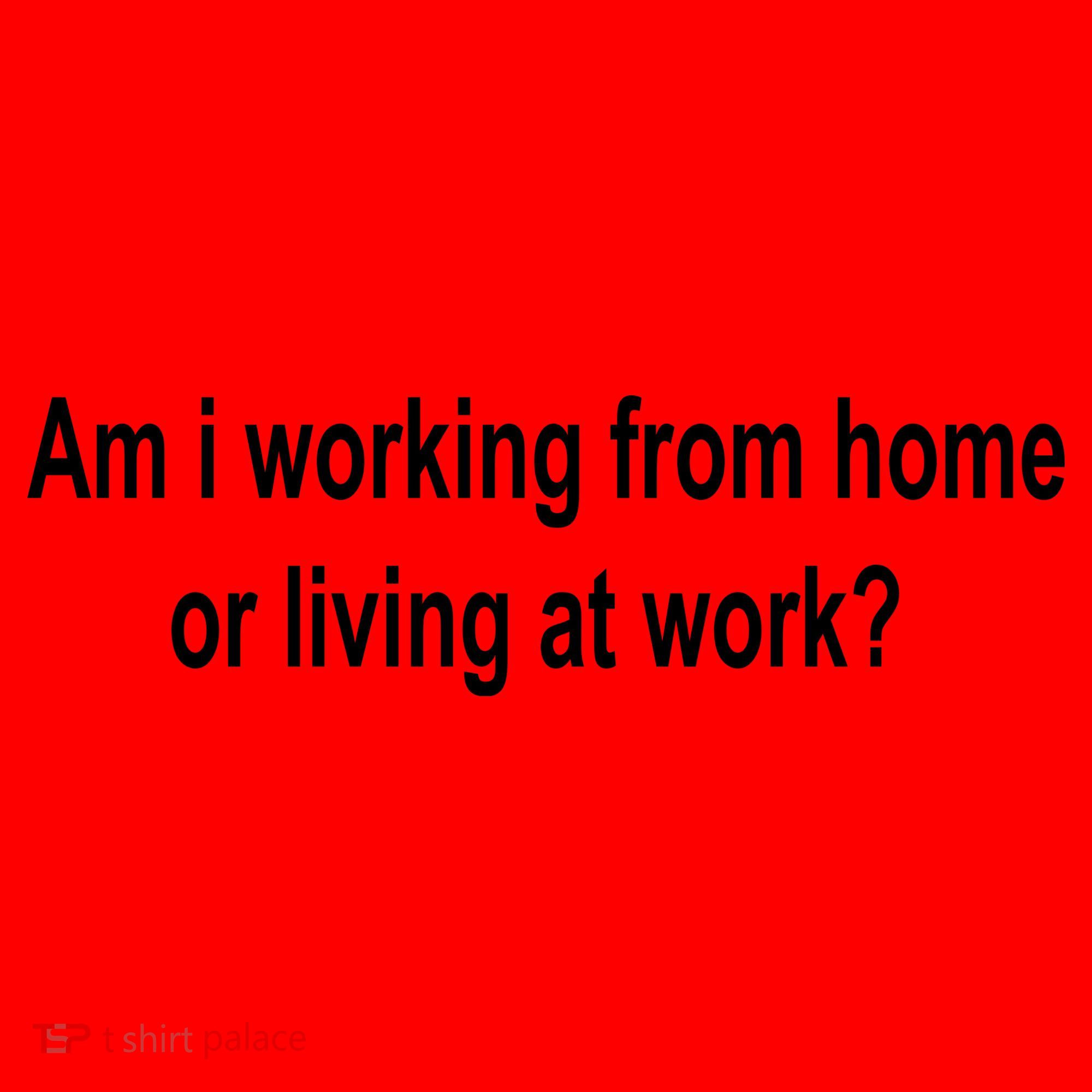 Am I Working From Home Or Living At Work Santa Hat