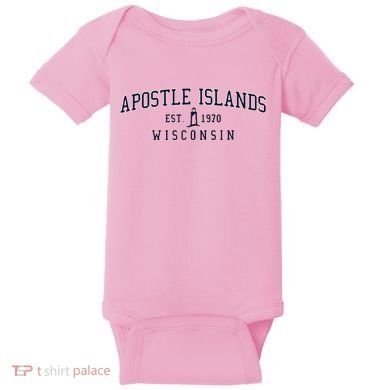 Apostle Islands Wisconsin Baby Bodysuit