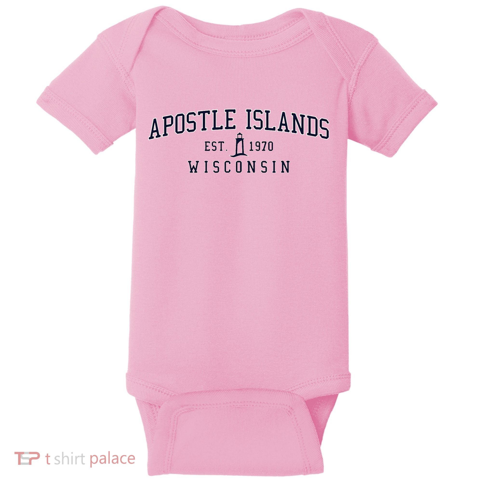 Apostle Islands Wisconsin Baby Bodysuit