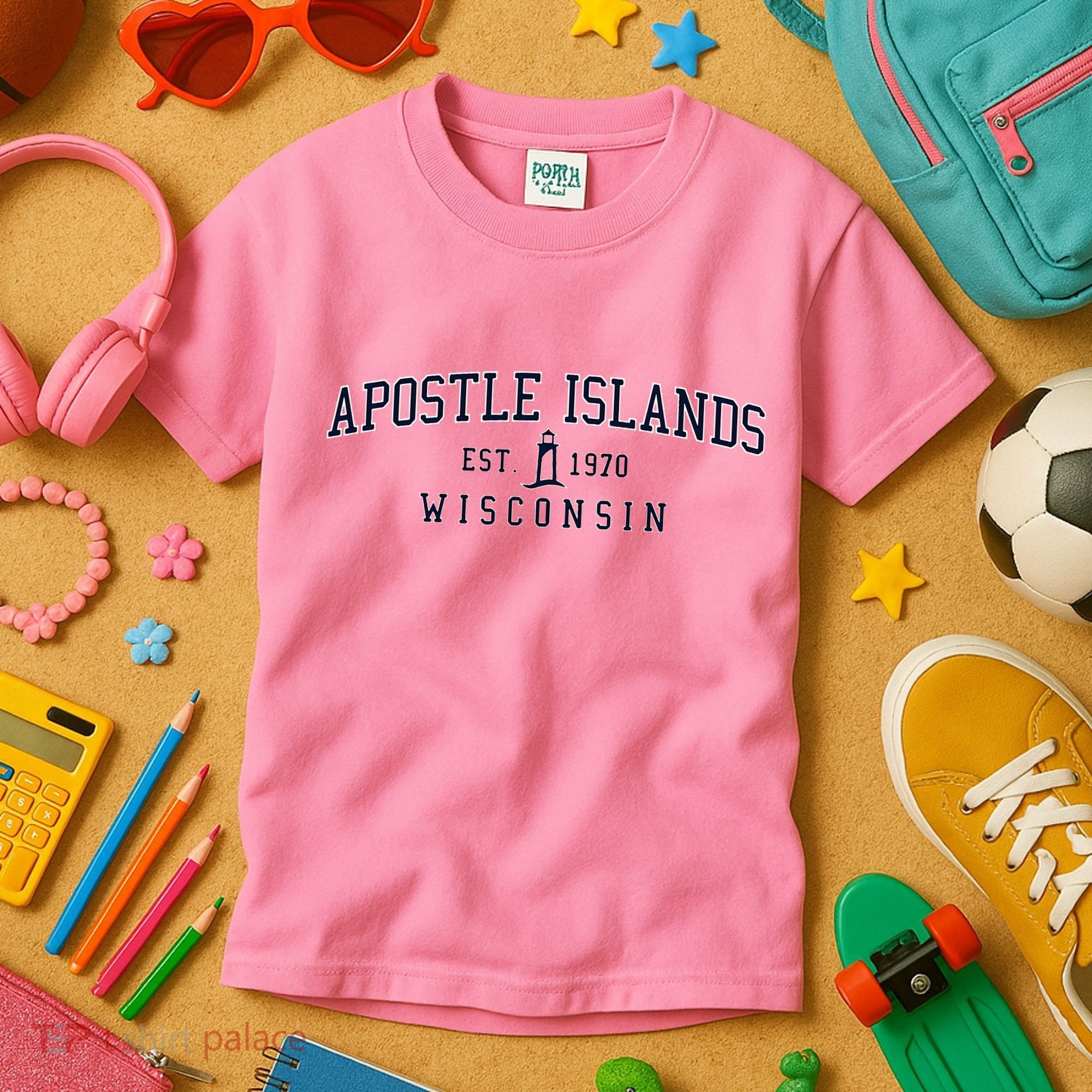 Apostle Islands Wisconsin Kids T-Shirt