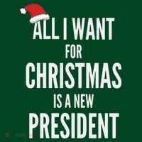 All I Want For Christmas Is A New President Santa Hat Sweatshirt thumb 3