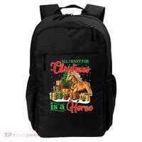 All I Want For Christmas Is A Horse Gift Backpack thumb 0