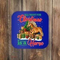 All I Want For Christmas Is A Horse Gift Coaster thumb 0