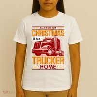 All I Want For Christmas Is My Trucker Home T-Shirt thumb 4
