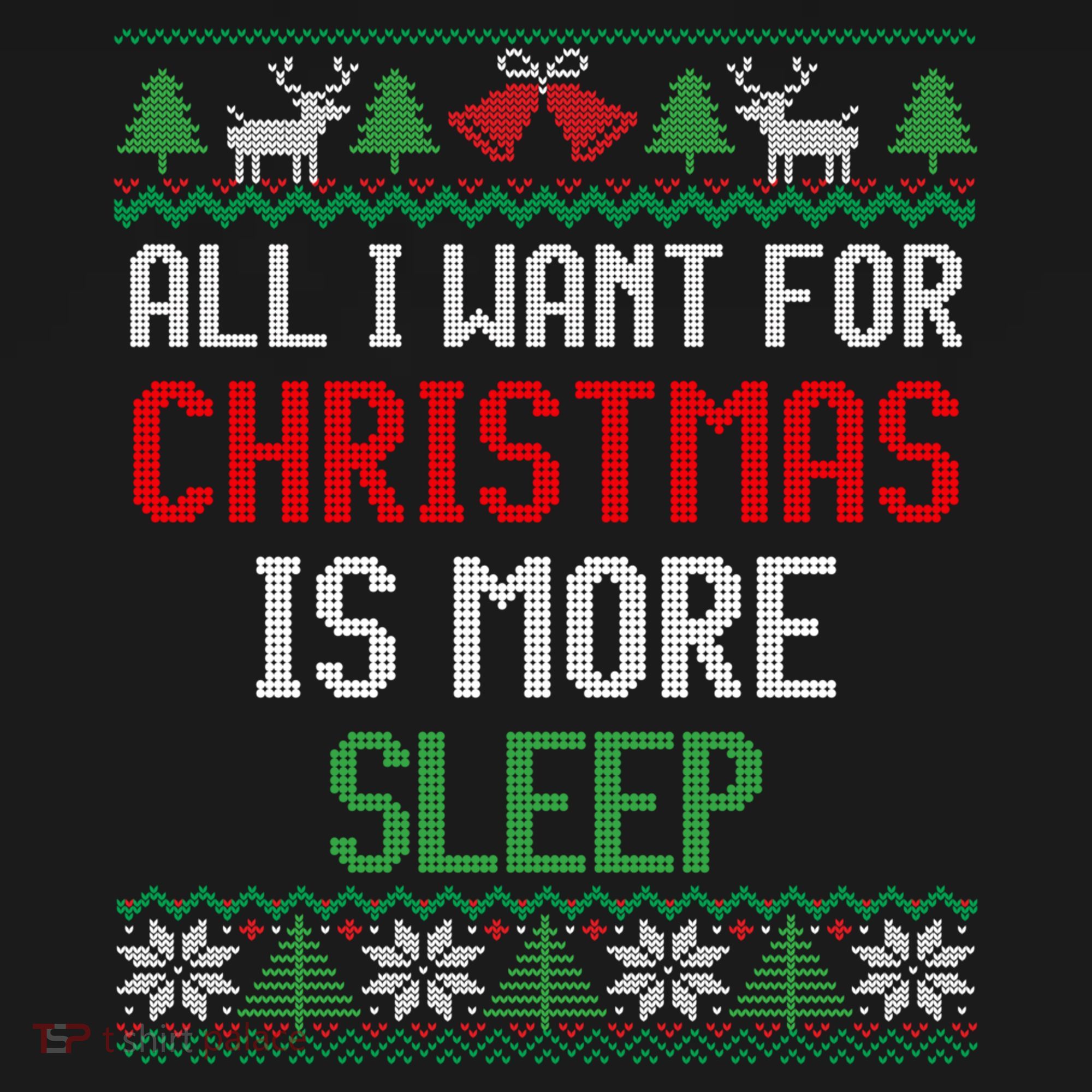 All I Want Is More Sleep New Twin Mom And Dad Ugly Christmas Meaningful Gift Women's Hoodie