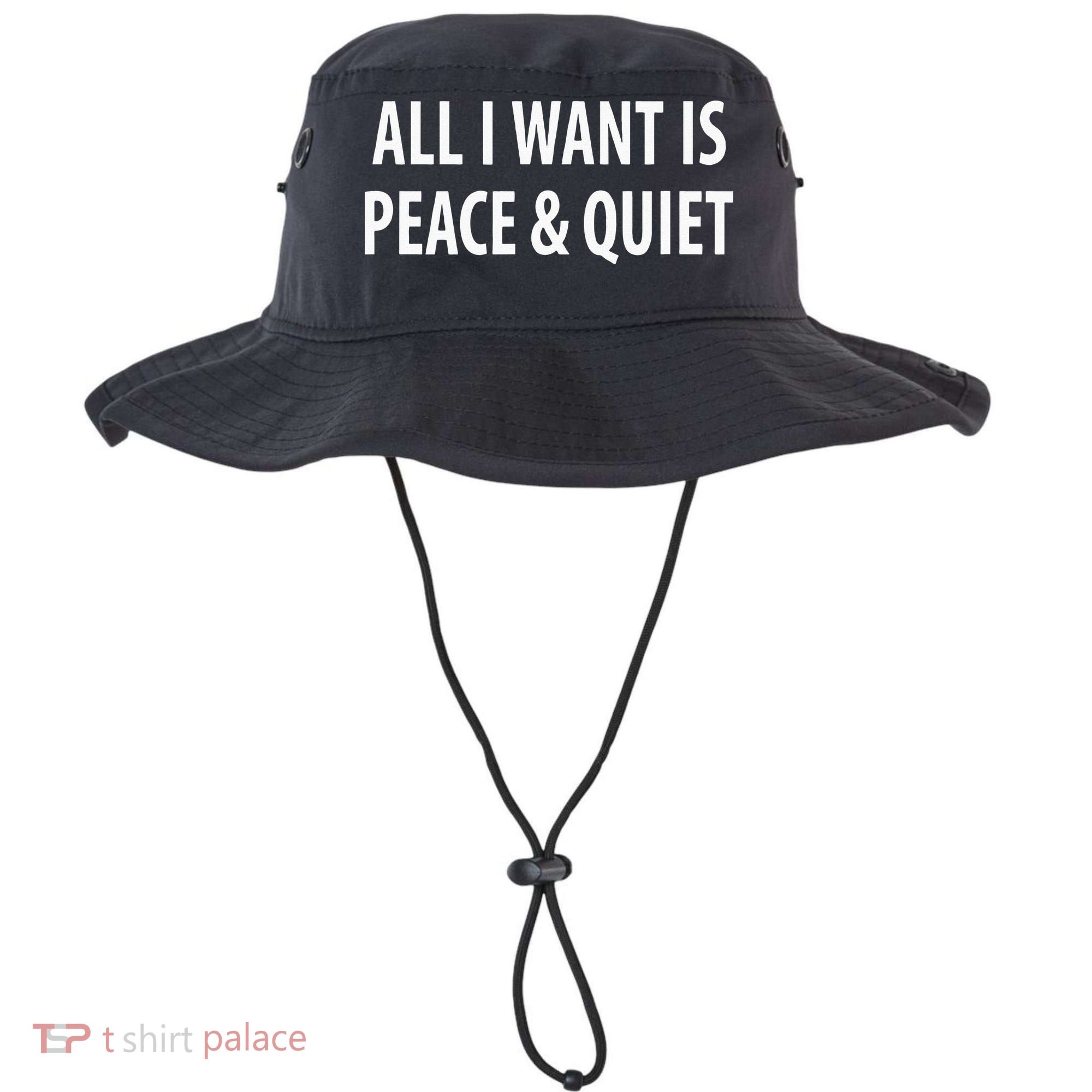 All I Want Is Peace & Quiet Bucket Hat