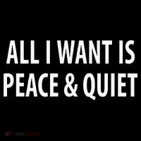 All I Want Is Peace & Quiet Women's T-Shirt thumb 6