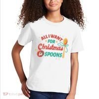 All I Want For Christmas Is Spoons Funny Kids T-Shirt thumb 2