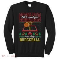 All I Want For Christmas Is To Play Dodgeball Ugly Sweater Sweatshirt thumb 0