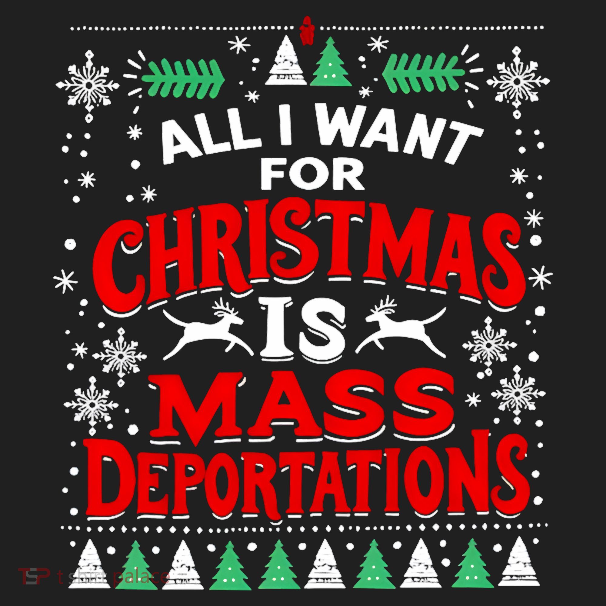 All I Want For Christmas Is Mass Deportation Hat