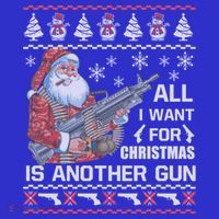 All I Want Is Gun Ugly Christmas Sweater Funny Santa Funny Gift Great Gift Women's Tank Top thumb 5
