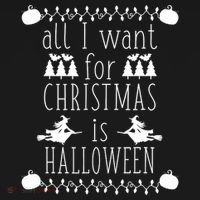 All I want for Christmas is Halloween Skull Christmas Lights T-Shirt thumb 7