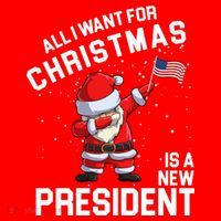 All I Want For Christmas Is A New President Sweatshirt thumb 3