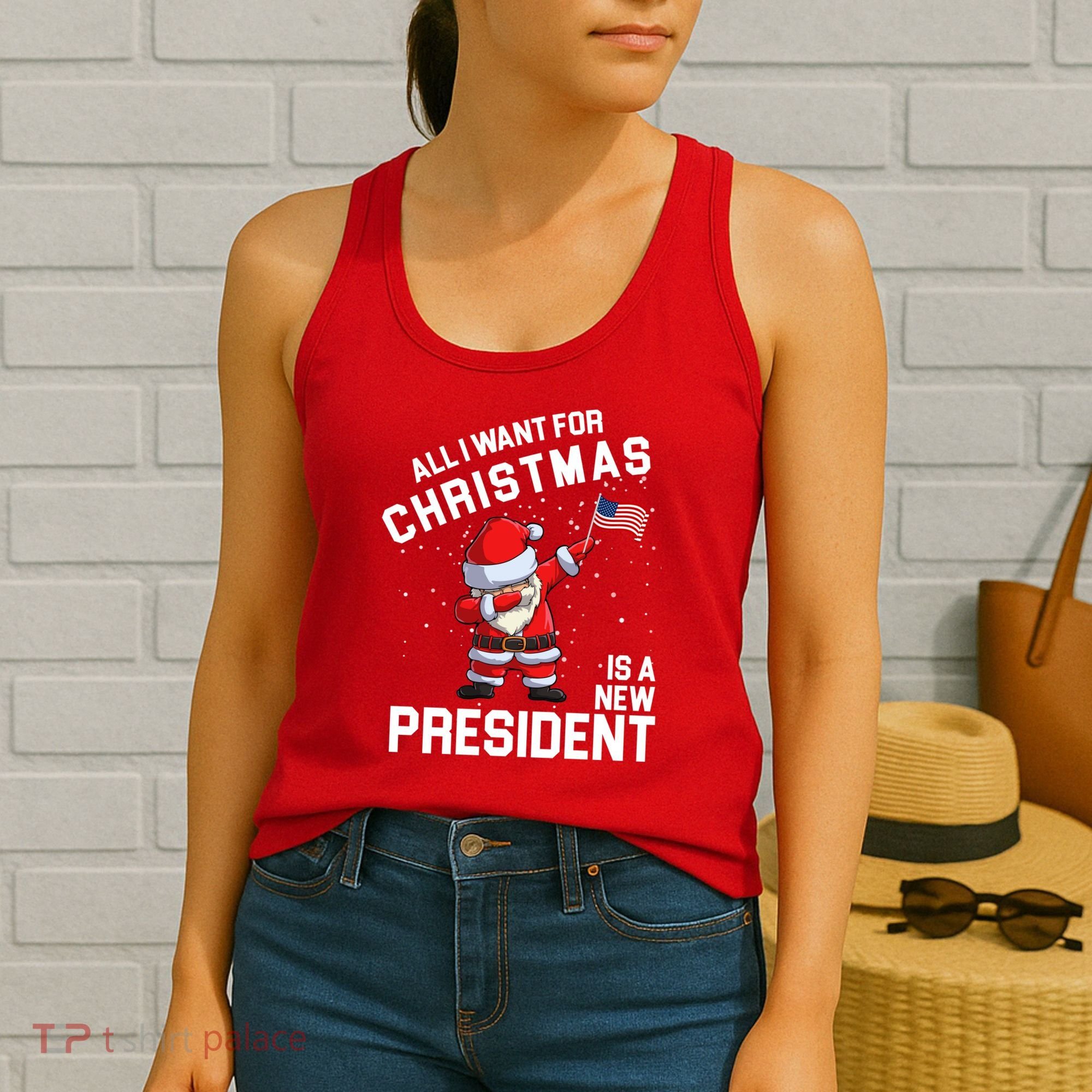 All I Want For Christmas Is A New President Women's Tank Top