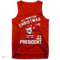 All I Want For Christmas Is A New President Tank Top thumb 0