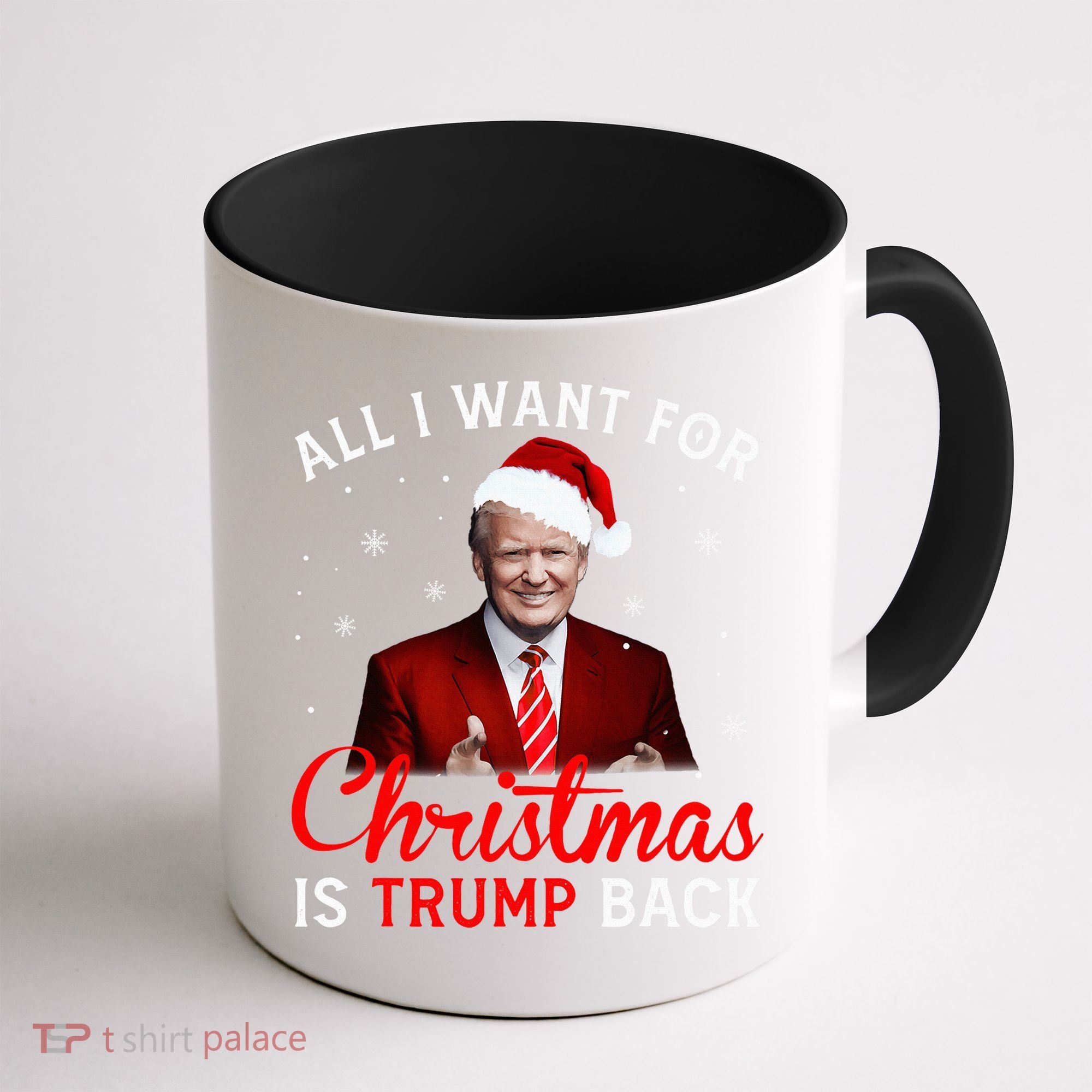 All I Want For Christmas Is Trump Back And New President  Coffee Mug