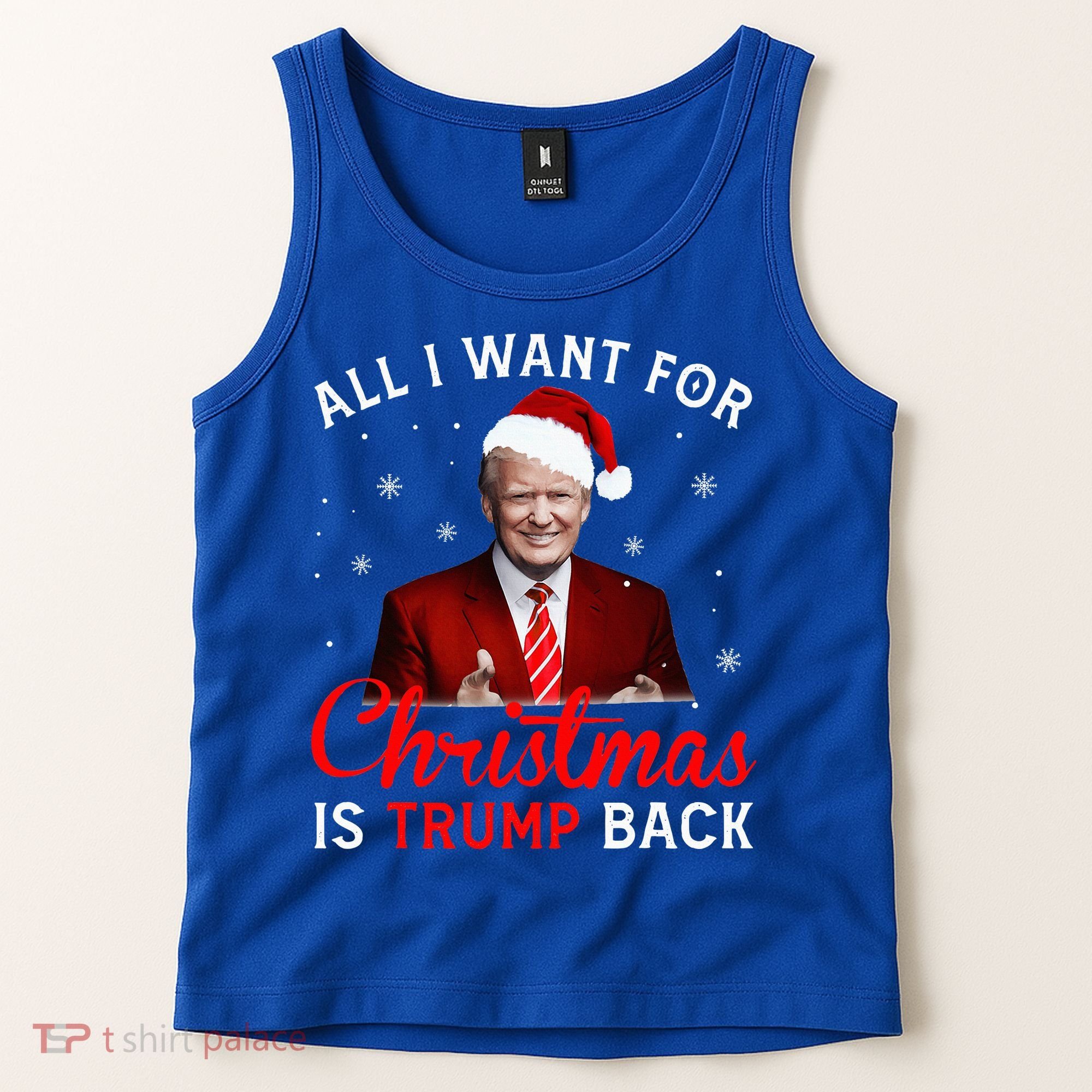 All I Want For Christmas Is Trump Back And New President  Tank Top