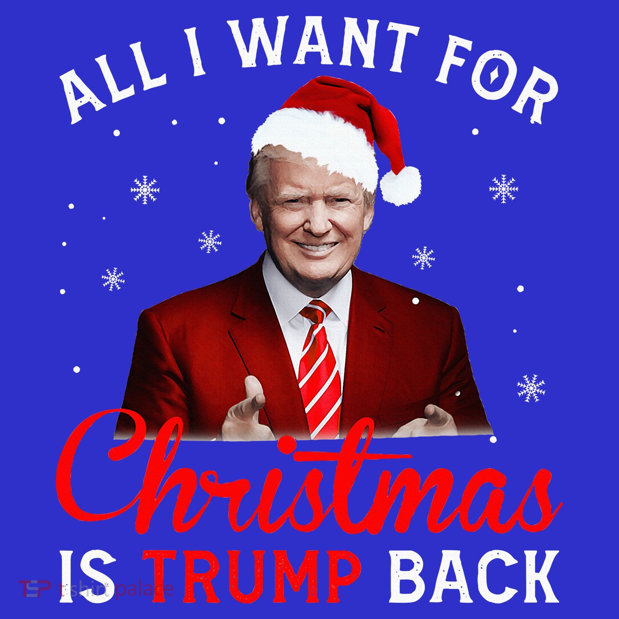 All I Want For Christmas Is Trump Back And New President  Tank Top