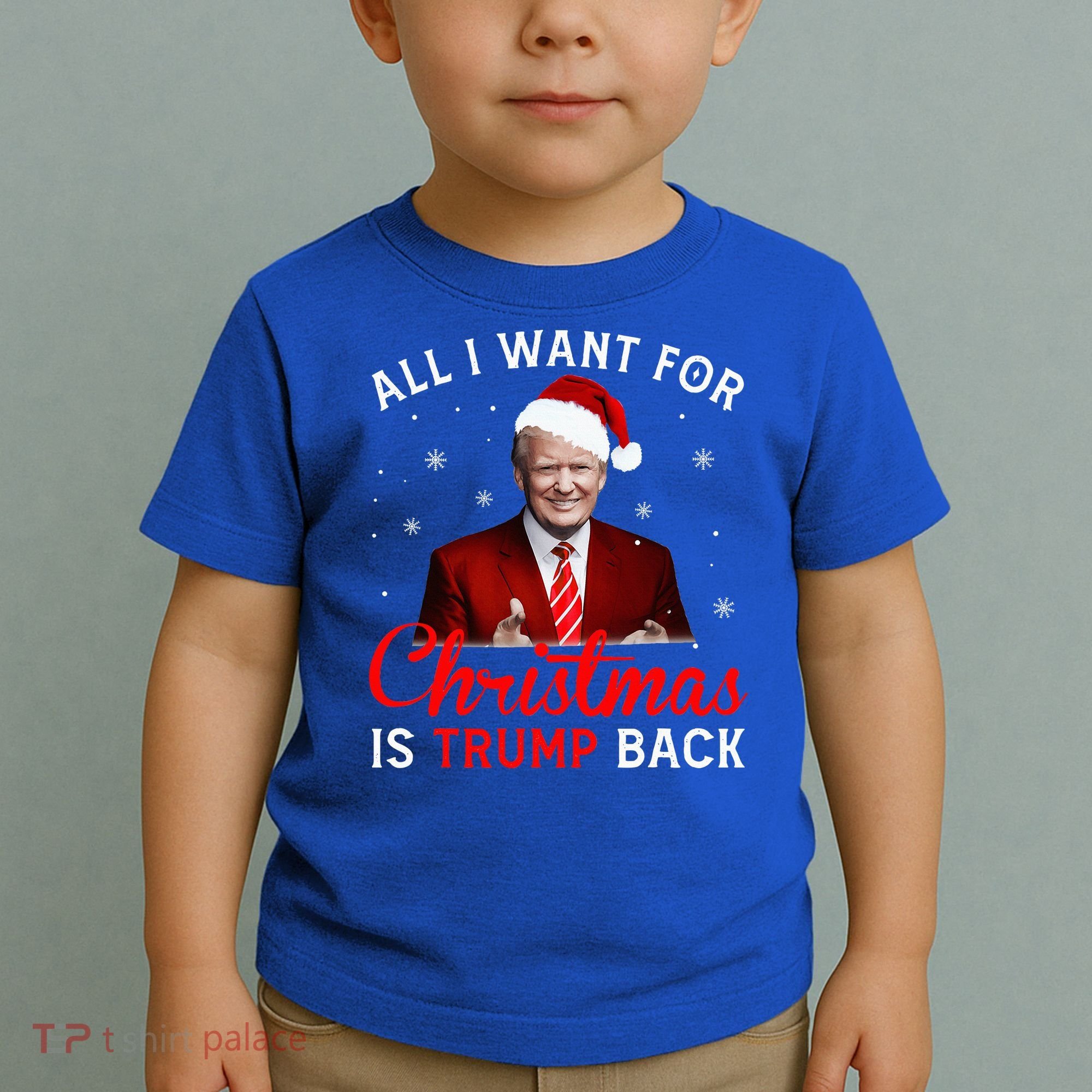 All I Want For Christmas Is Trump Back And New President  Toddler T-Shirt